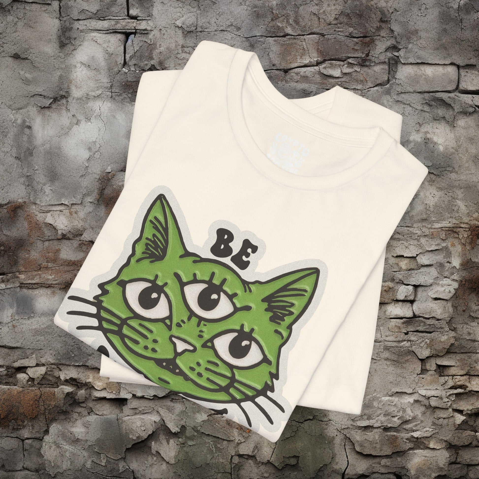 T - Shirt - Be Different Three Eyed Cat | Bella + Canvas Unisex T - shirt from Crypto Zoo Tees