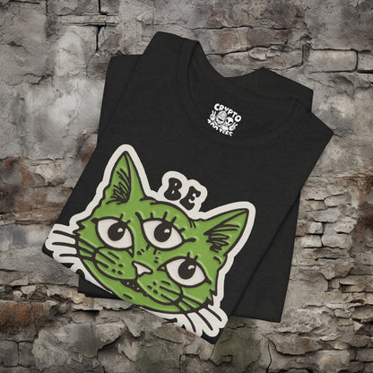 T - Shirt - Be Different Three Eyed Cat | Bella + Canvas Unisex T - shirt from Crypto Zoo Tees