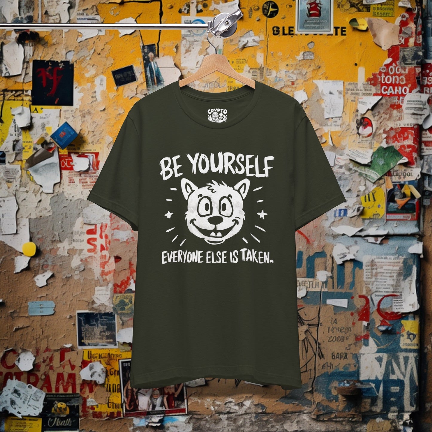 T-Shirt - Be Yourself Everyone Else is Taken T-shirt | Bella + Canvas Unisex T-shirt from Crypto Zoo Tees