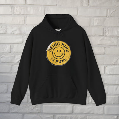 Hoodie - Being Kind Is Punk Hoodie | Unisex Pullover Hoodie - Gildan | Funny | Punk from Crypto Zoo Tees
