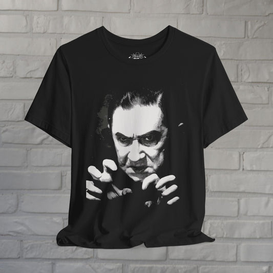 T-Shirt - Bela Lugosi Dracula Shirt | Horror, Halloween | Light Fitted - Unisex Bella+Canvas 3001 from Crypto Zoo Tees