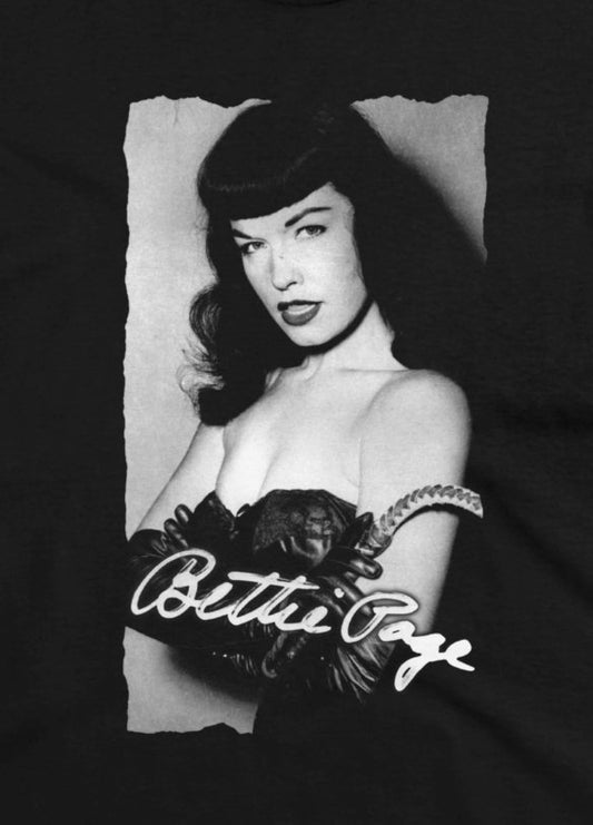 Tank Top - Bettie Page | Ladies Racerback Tank Top from Crypto Zoo Tees