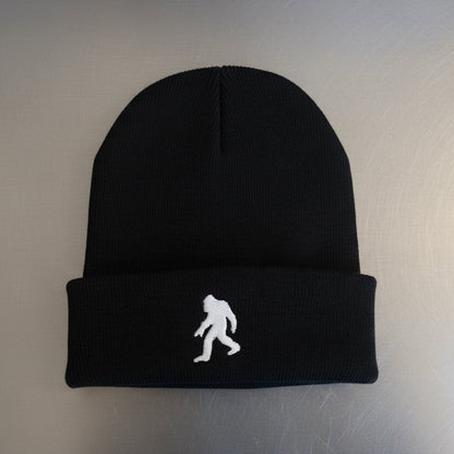 Hats - Bigfoot Beanie | Cryptids, Outdoors | Embroidered Sasquatch Hat from Crypto Zoo Tees