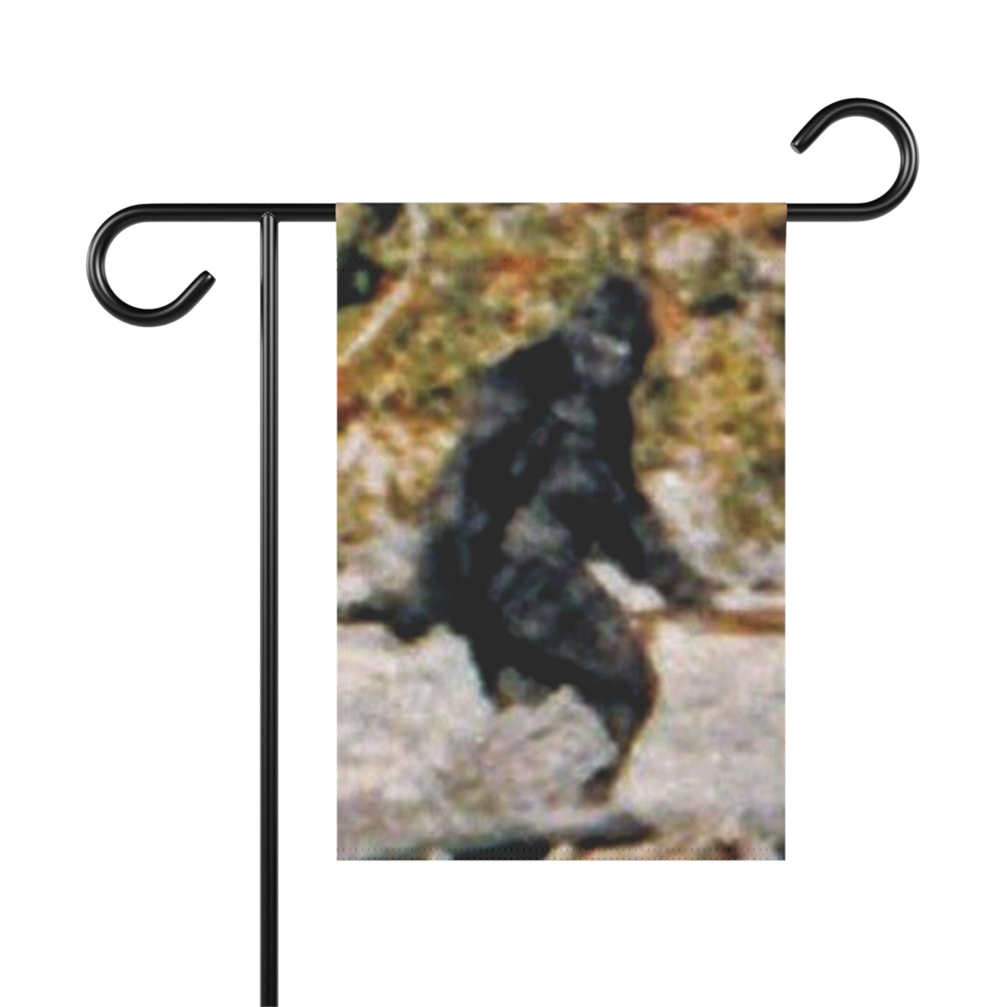 Home Decor - Bigfoot Garden Flag: Humorous Sasquatch Yard Sign, Unique Big Foot Gift for Outdoor Enthusiasts and Cryptozoology and Cryptid Fans from Crypto Zoo Tees