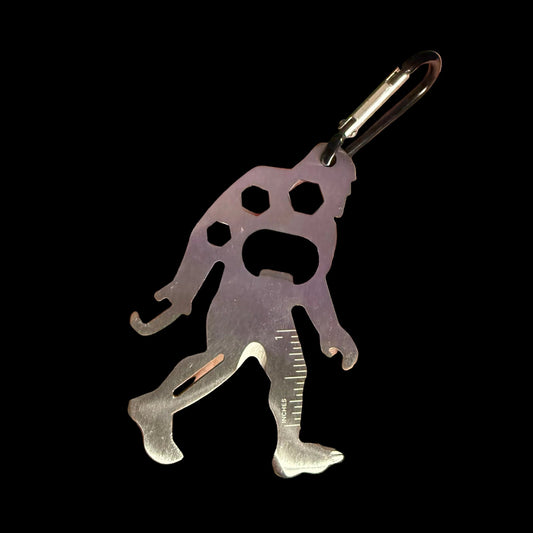  - Bigfoot Multitool Keychain | Bigfoot, Cryptids | Keychain | Gifts from Crypto Zoo Tees