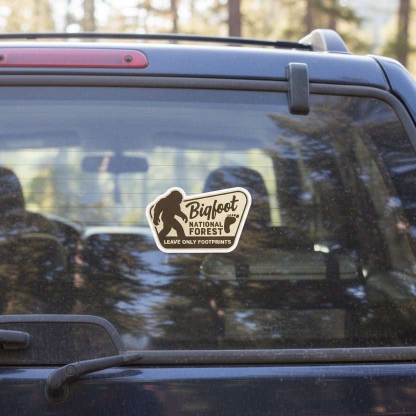 Paper products - Bigfoot National Forest Sticker | Cryptids, Hiking | Sticker, Laptop Decal from Crypto Zoo Tees