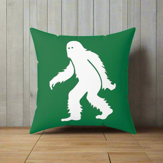 Home Decor - BIGFOOT YETI SASQUATCH | Home Decor | Throw Pillow | Spun Polyester Pillow | Pillow Included! from Crypto Zoo Tees