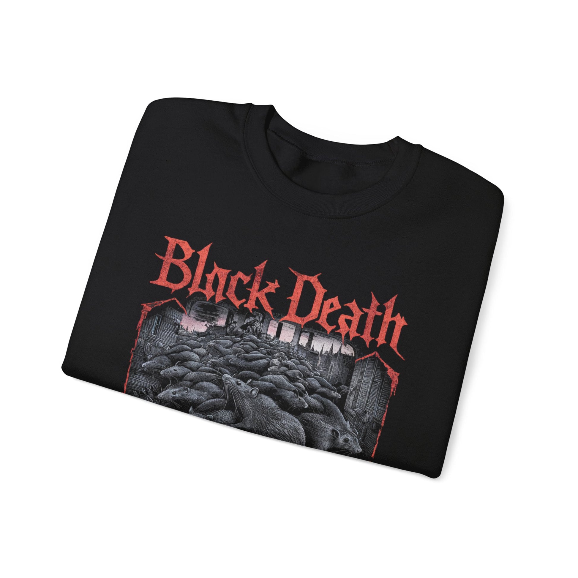 Sweatshirt - Black Death Sweatshirt from Crypto Zoo Tees