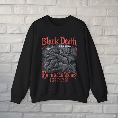 T-Shirt - Black Death Tour Shirt | Funny, Metal | Unisex Shirt, Ladies Tee, Tank Top, Long Sleeve, Sweatshirt, Hoodie from Crypto Zoo Tees