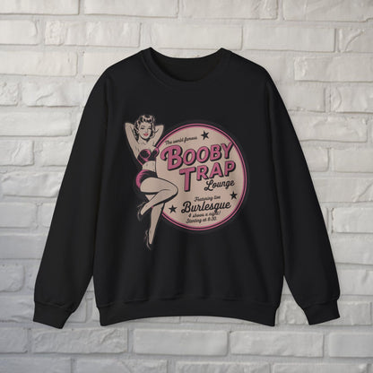 T-Shirt - Booby Trap | Retro & Vintage, Burlesque | Crewneck Sweatshirt from Crypto Zoo Tees
