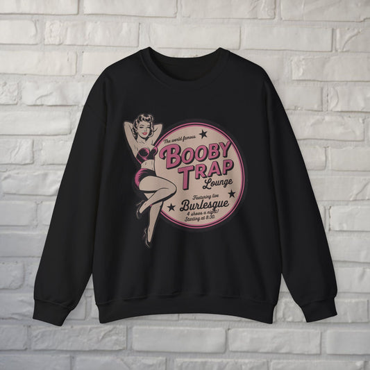 T-Shirt - Booby Trap | Retro & Vintage, Burlesque | Crewneck Sweatshirt from Crypto Zoo Tees