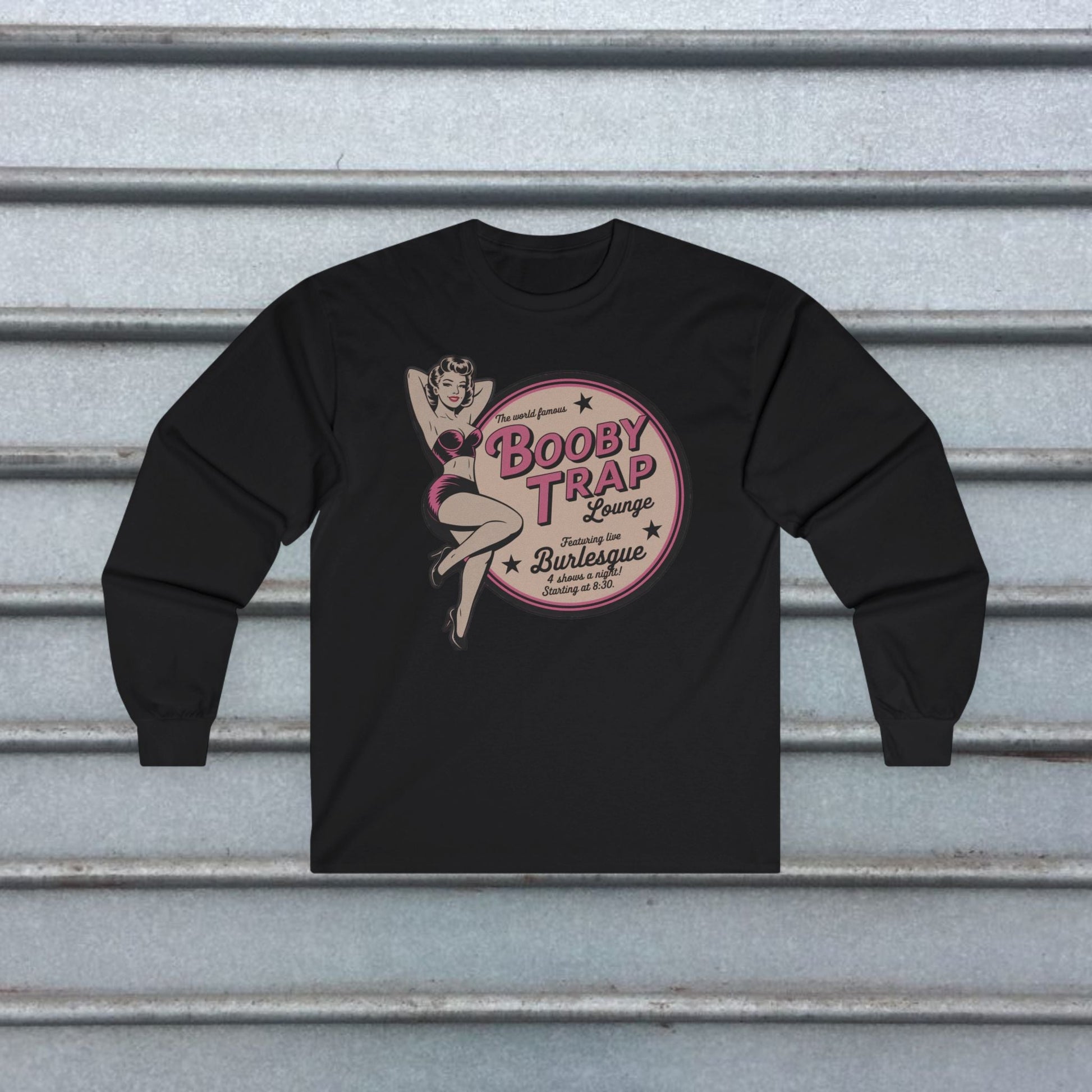 T-Shirt - Booby Trap | Retro & Vintage, Burlesque | Crewneck Sweatshirt from Crypto Zoo Tees