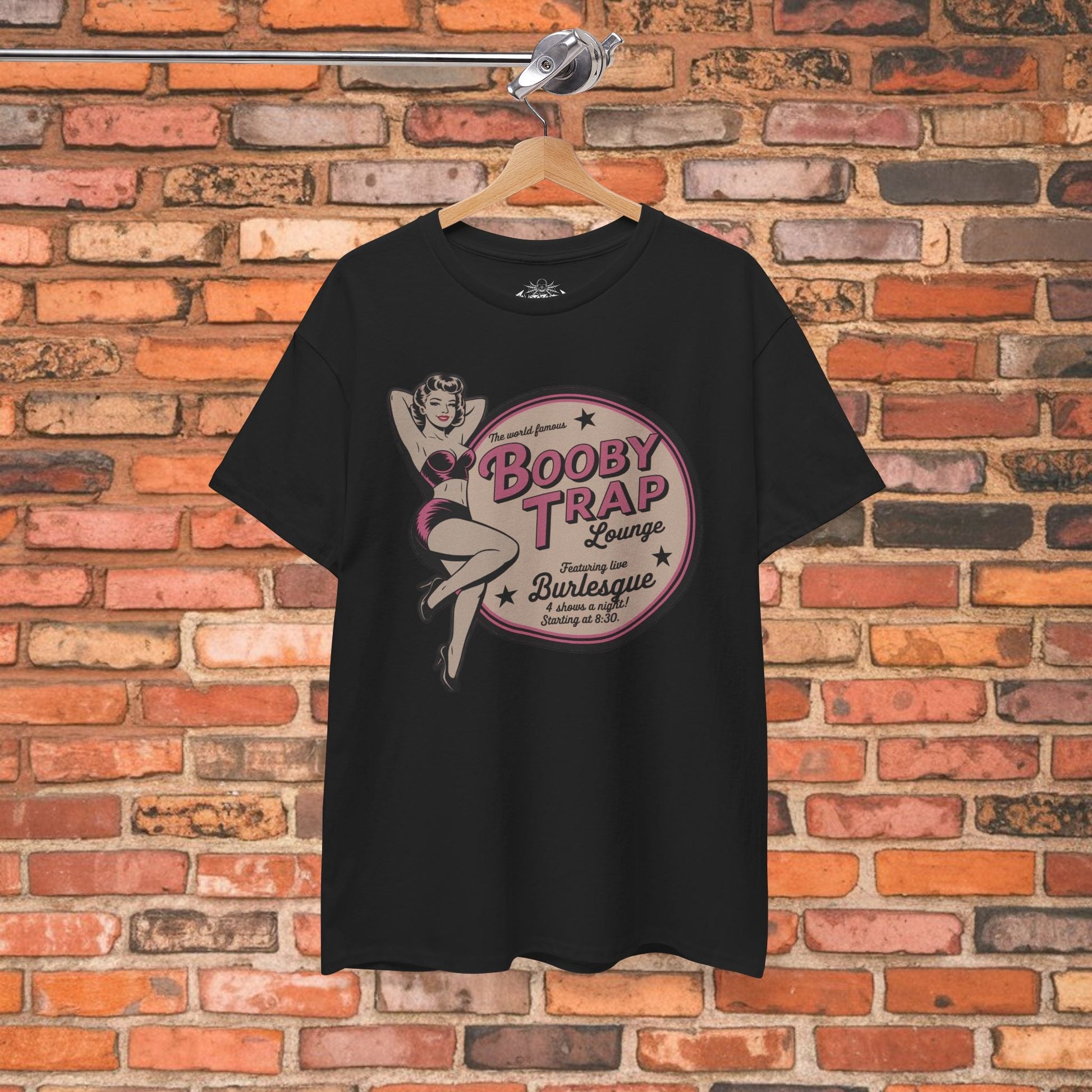 T-Shirt - Booby Trap | Retro & Vintage, Burlesque | Crewneck Sweatshirt from Crypto Zoo Tees