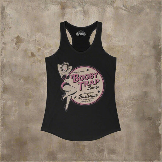 T-Shirt - Booby Trap | Retro & Vintage, Burlesque | Crewneck Sweatshirt from Crypto Zoo Tees
