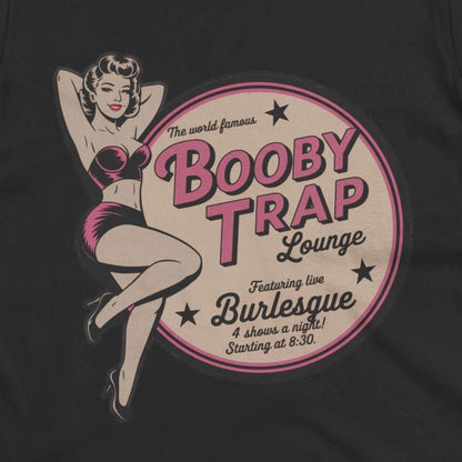 T-Shirt - Booby Trap | Retro & Vintage, Burlesque | Crewneck Sweatshirt from Crypto Zoo Tees