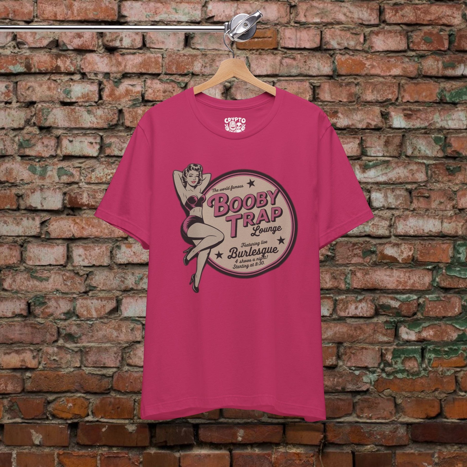 T-Shirt - Booby Trap | Unisex T-shirt | Retro & Vintage | Rockabilly from Crypto Zoo Tees