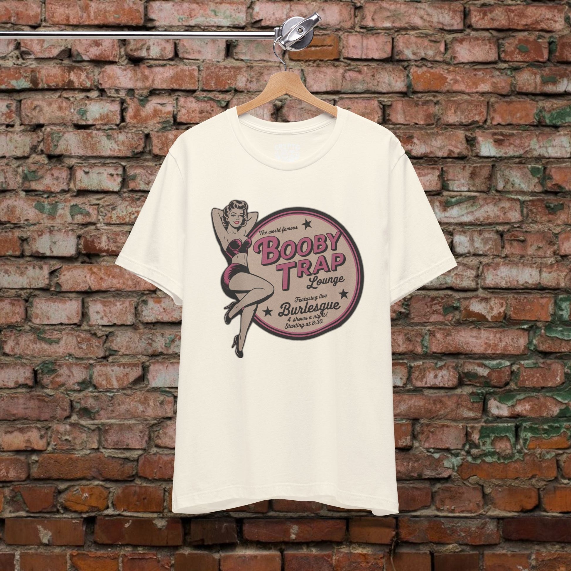 T-Shirt - Booby Trap | Unisex T-shirt | Retro & Vintage | Rockabilly from Crypto Zoo Tees