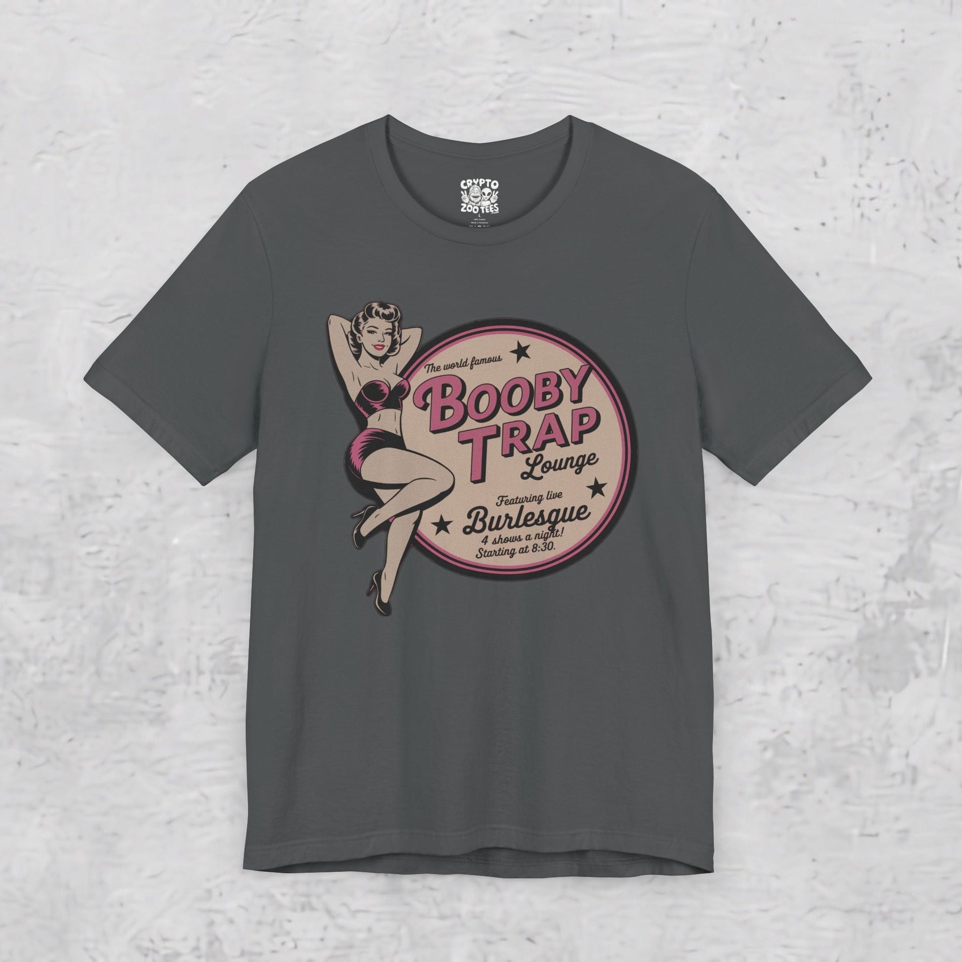 T-Shirt - Booby Trap | Unisex T-shirt | Retro & Vintage | Rockabilly from Crypto Zoo Tees