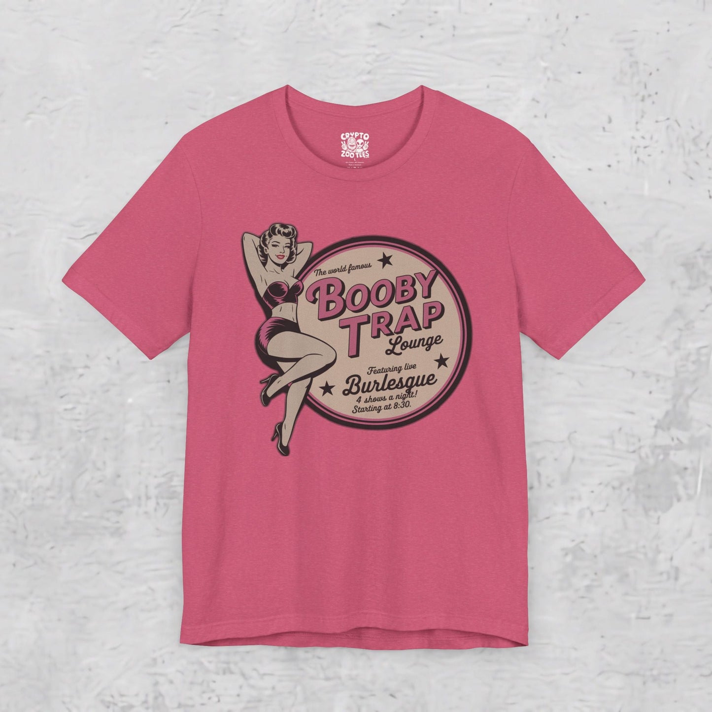 T-Shirt - Booby Trap | Unisex T-shirt | Retro & Vintage | Rockabilly from Crypto Zoo Tees