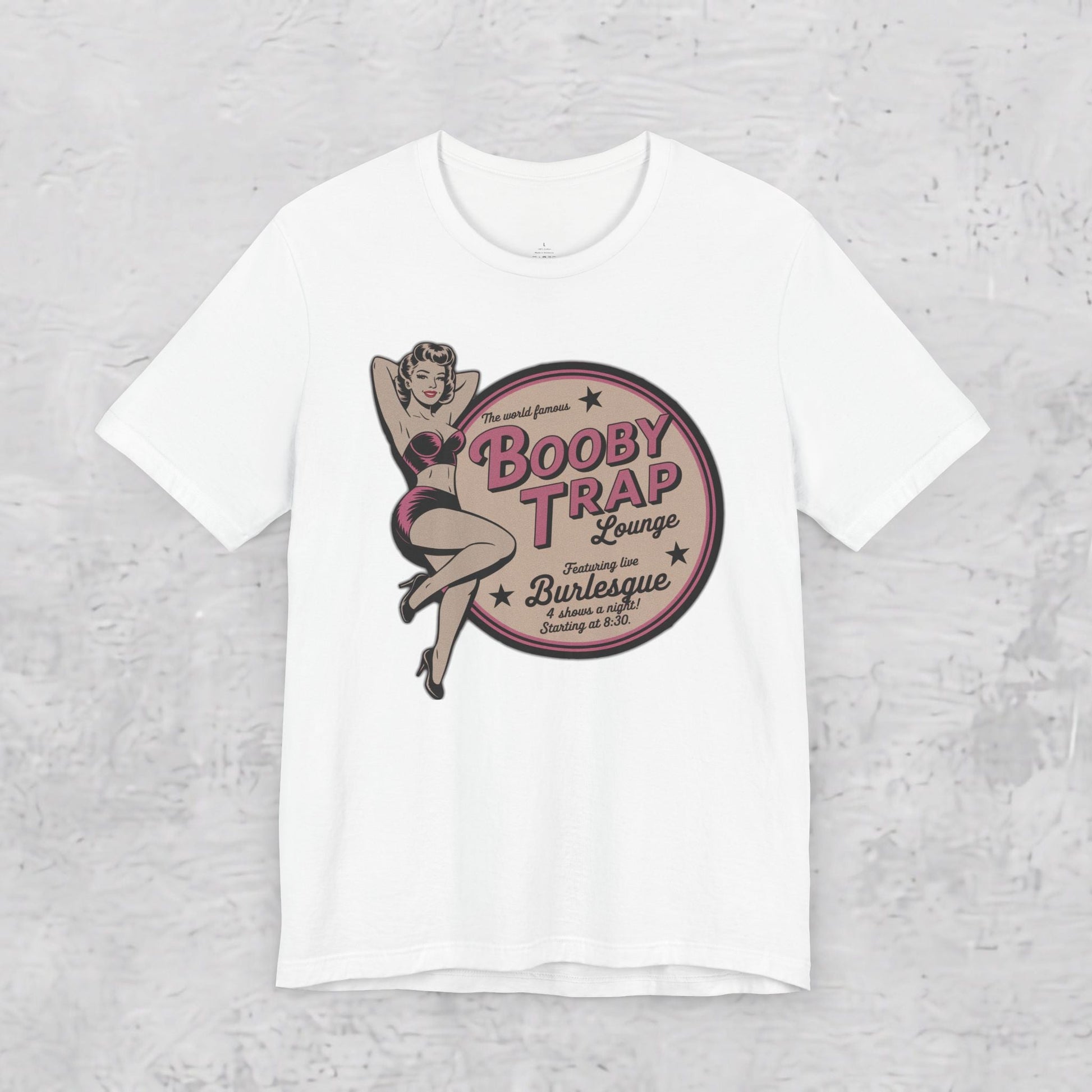 T-Shirt - Booby Trap | Unisex T-shirt | Retro & Vintage | Rockabilly from Crypto Zoo Tees