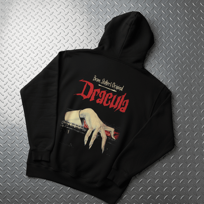 T-Shirt - Bram Stokers Dracula 2 Sided Hoodie | Horror, Books | Unisex Pullover Hoodie - Gildan from Crypto Zoo Tees