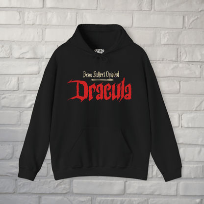 T-Shirt - Bram Stokers Dracula 2 Sided Hoodie | Horror, Books | Unisex Pullover Hoodie - Gildan from Crypto Zoo Tees