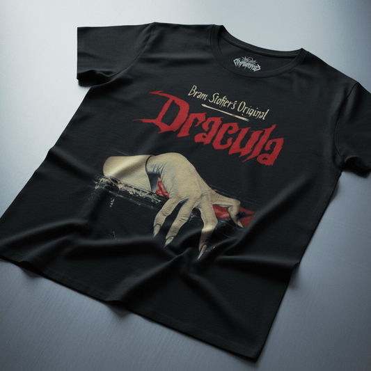 T-Shirt - Bram Stokers Dracula Tee | Horror, Books | Ladies Tee - Gildan 5000L from Crypto Zoo Tees