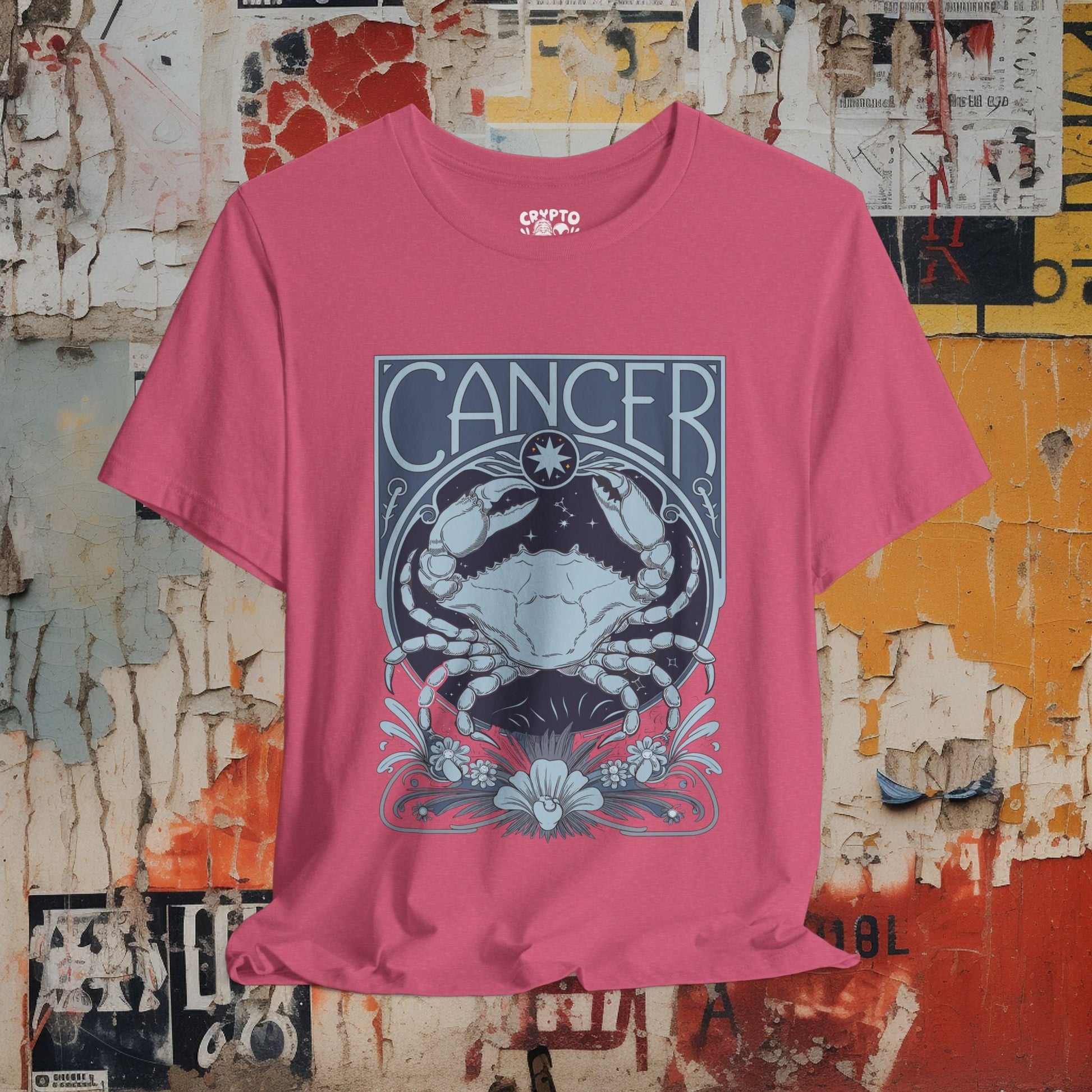 T-Shirt - Cancer Bella+Canvas Unisex Tee from Crypto Zoo Tees