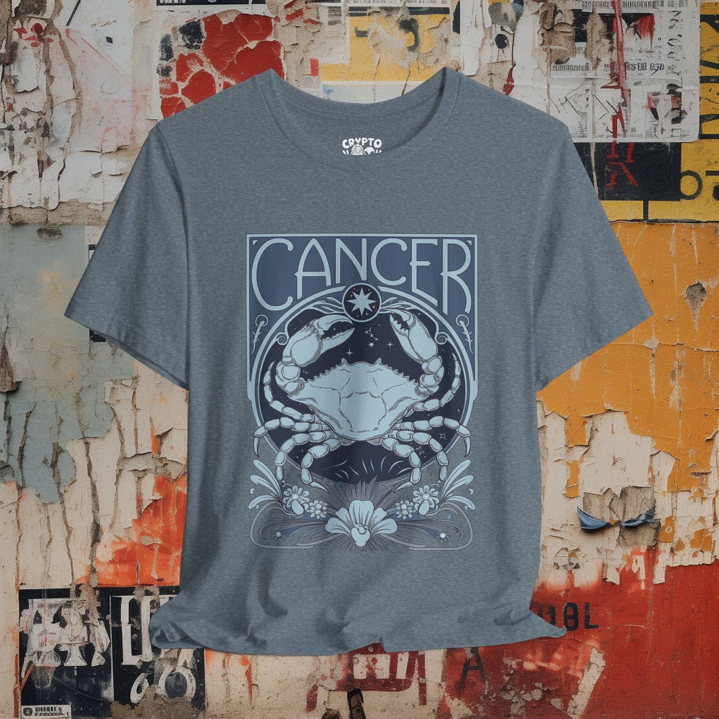 T-Shirt - Cancer Bella+Canvas Unisex Tee from Crypto Zoo Tees