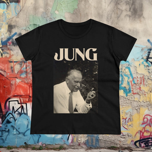 T-Shirt - Carl Jung Ladies Tee | Women's T-Shirt | Cotton Tee from Crypto Zoo Tees