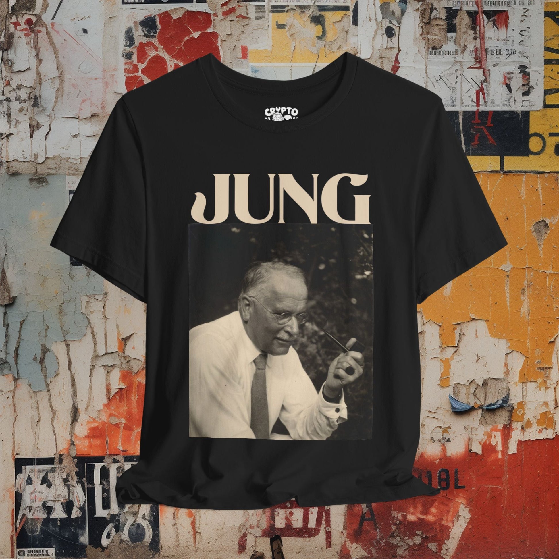 T - Shirt - Carl Jung | Psychology | Bella + Canvas Unisex T - shirt from Crypto Zoo Tees