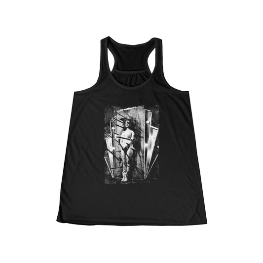 Tank Top - Carnival Knifethrower | Ladies Racerback Tank Top from Crypto Zoo Tees