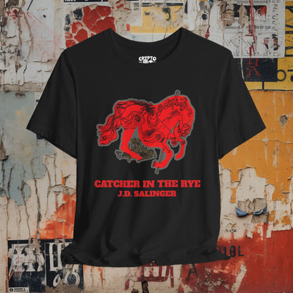 T - Shirt - Catcher in the Rye Carousel Horse | Literature | Bella + Canvas Unisex T - shirt from Crypto Zoo Tees