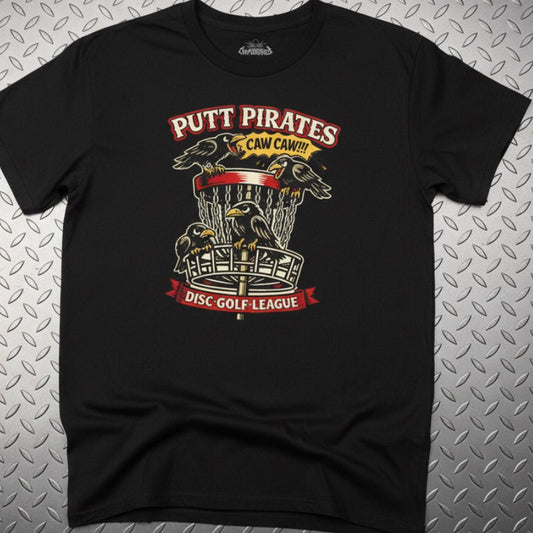 T-Shirt - Caw Caw Crow Shirt - Putt Pirates from Crypto Zoo Tees