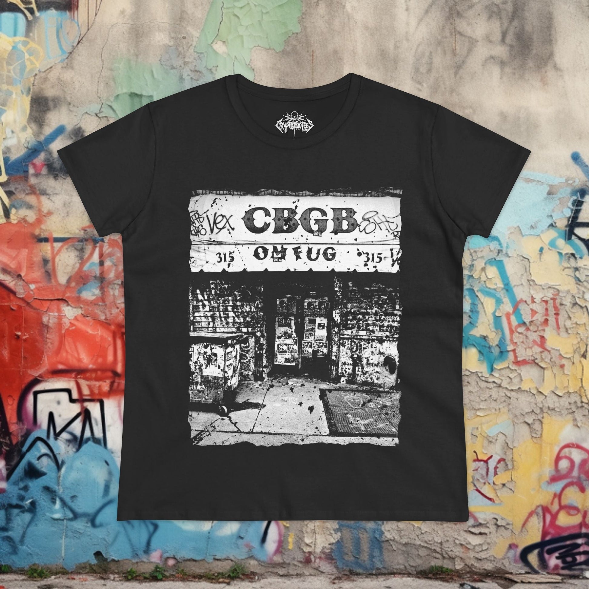 T-Shirt - CBGB Punk Shirt | Punk, Retro & Vintage | Unisex Shirt, Ladies Tee, Tank Top, Long Sleeve, Sweatshirt, Hoodie from Crypto Zoo Tees
