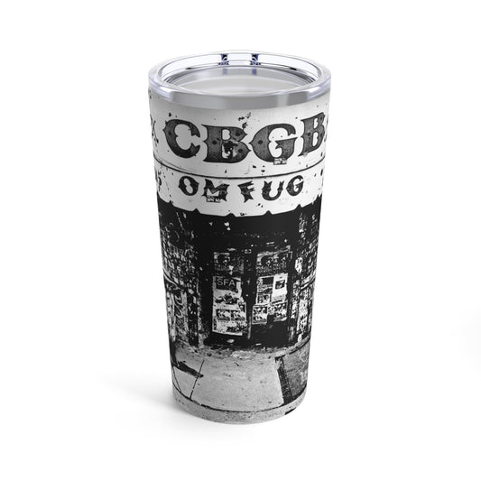Mug - CBGB Vintage Punk Streetview | 20oz Tumbler | Double Insulated Cup from Crypto Zoo Tees