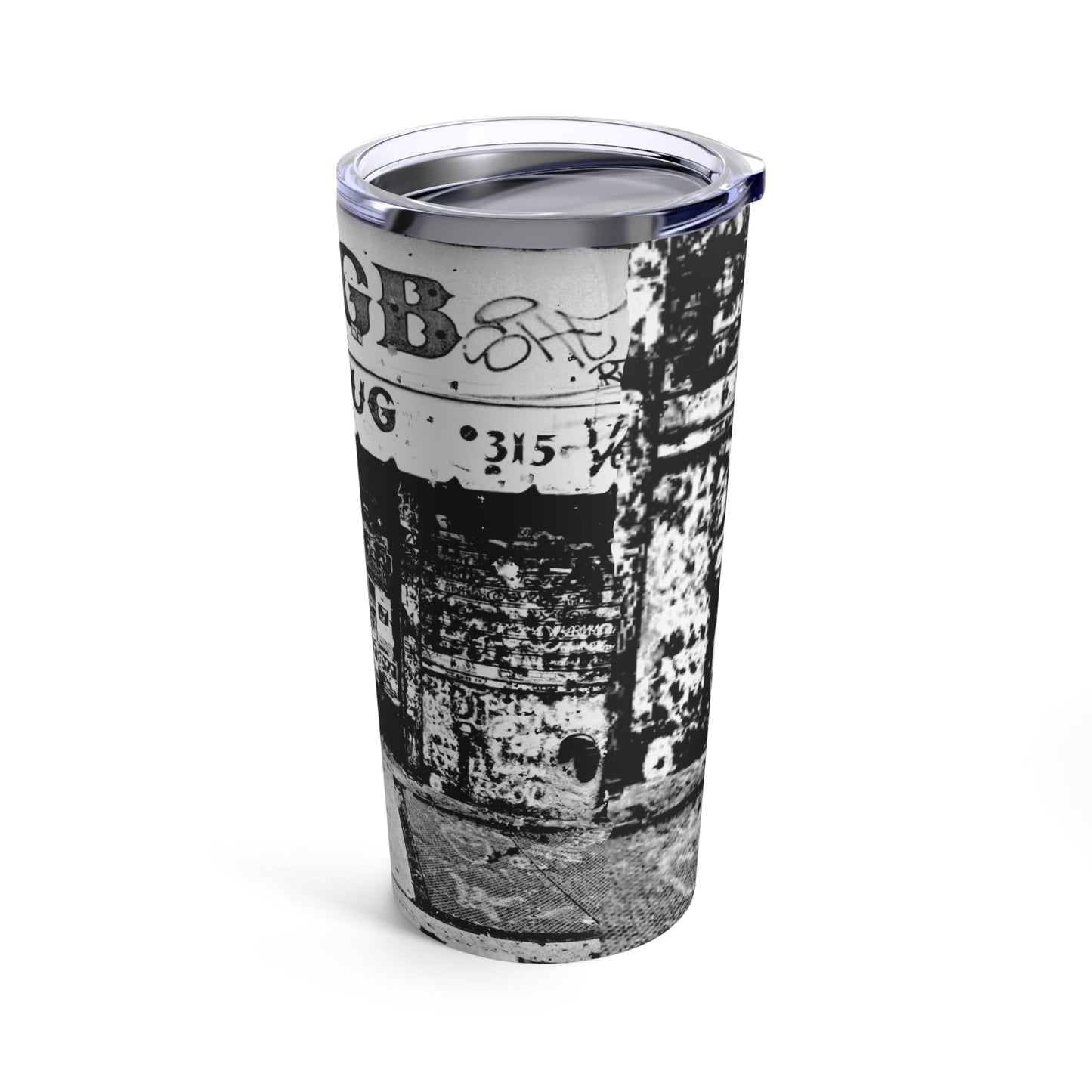 Mug - CBGB Vintage Punk Streetview | 20oz Tumbler | Double Insulated Cup from Crypto Zoo Tees