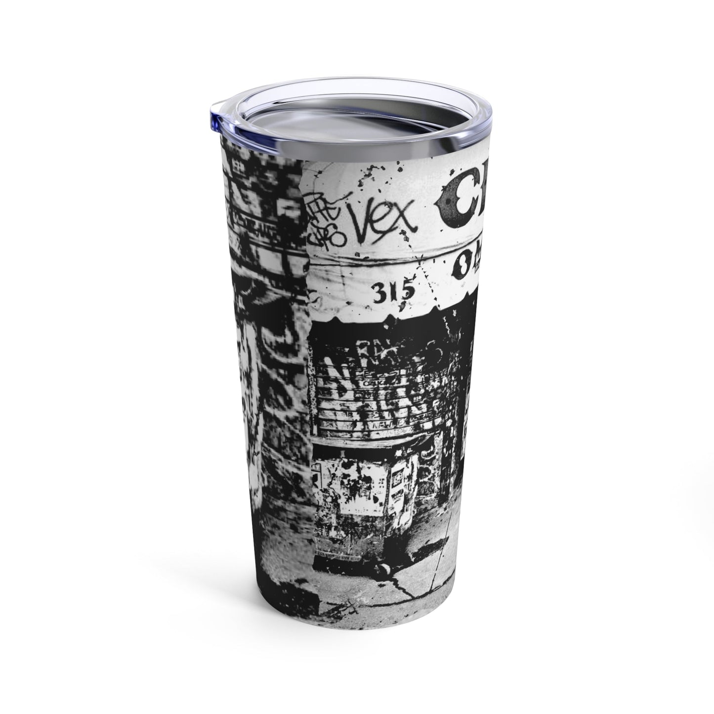 Mug - CBGB Vintage Punk Streetview | 20oz Tumbler | Double Insulated Cup from Crypto Zoo Tees