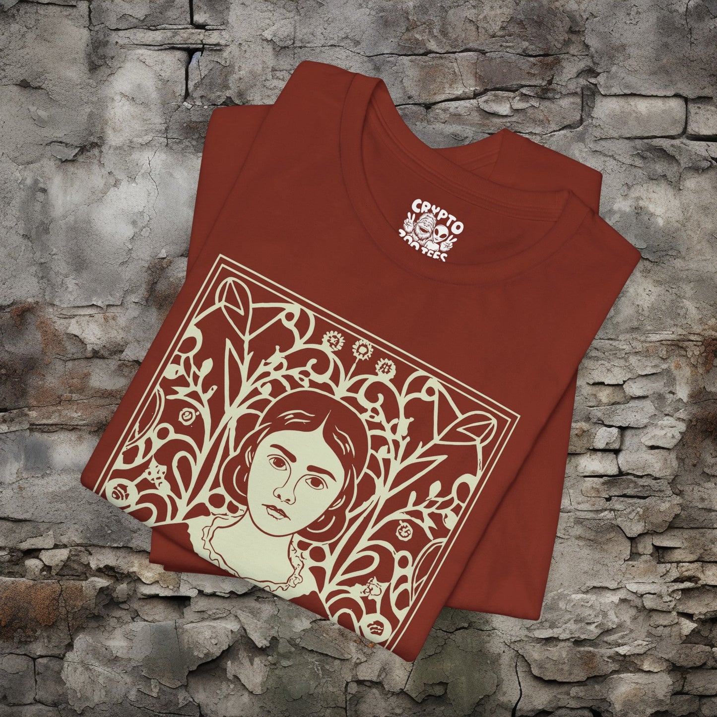 T-Shirt - Charlotte Bronte Author T-shirt | Bella + Canvas Unisex T-shirt from Crypto Zoo Tees