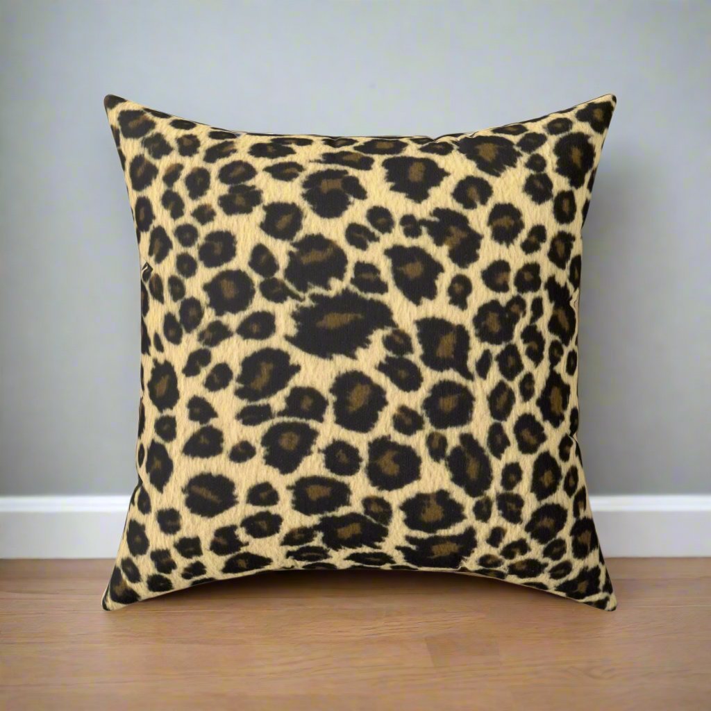 Home Decor - Cheetah Print | Animal Print Decor | Spun Polyester Pillow | Pillow Included! from Crypto Zoo Tees