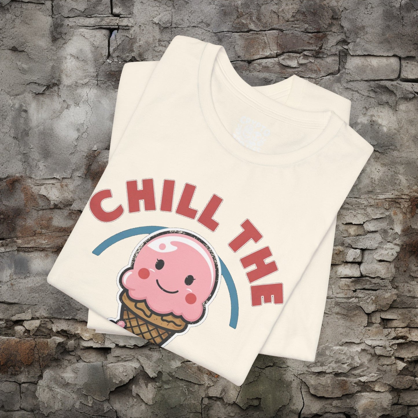 T-Shirt - Chill The F*ck Out Funny Ice Cream Cone T-shirt | Bella + Canvas Unisex T-shirt from Crypto Zoo Tees