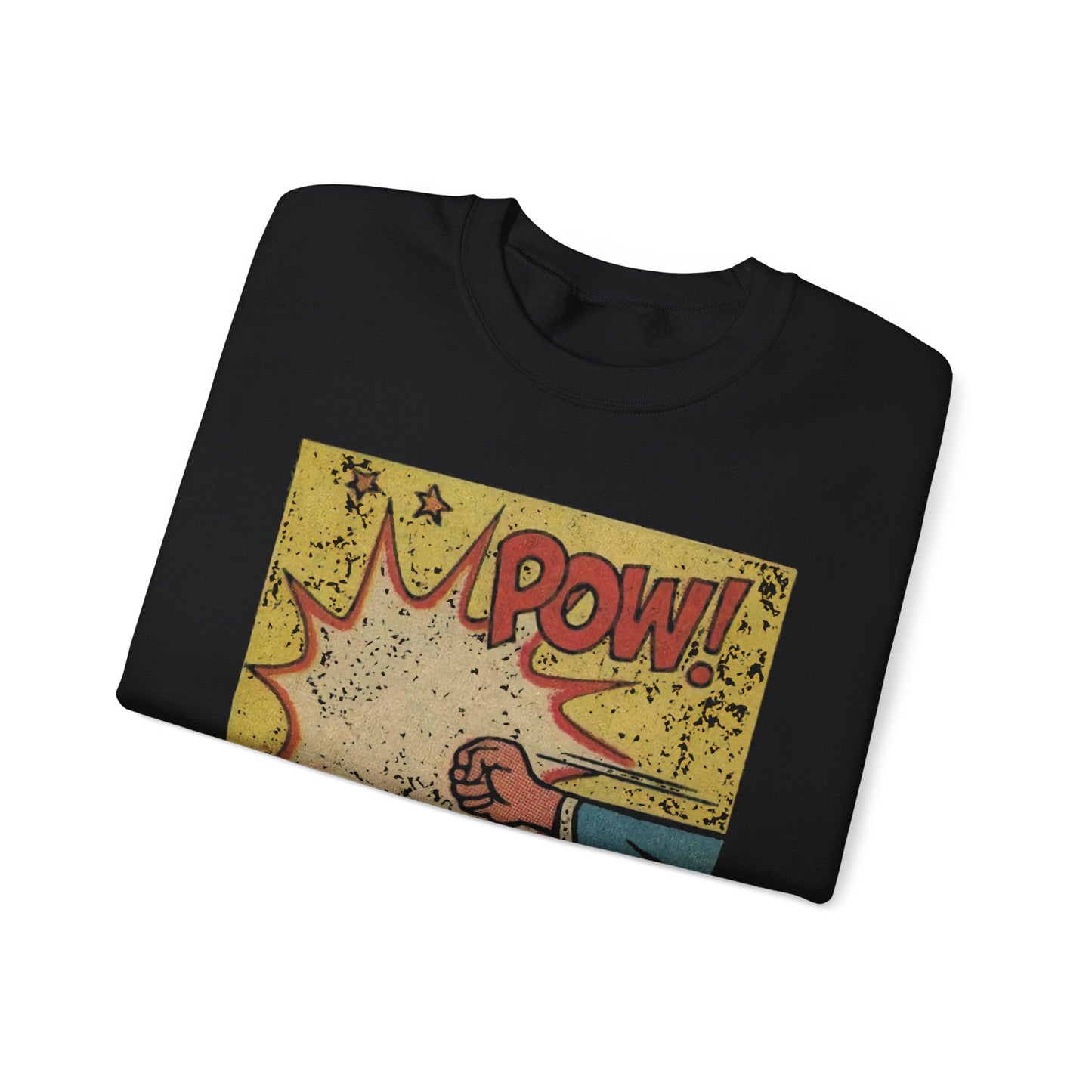 Sweatshirt - Comic Pow Sweatshirt from Crypto Zoo Tees