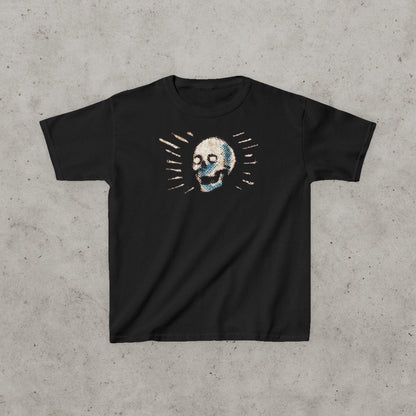 T-Shirt - Comic Skull | Skulls & Skeletons, Funny | Kids Tee from Crypto Zoo Tees