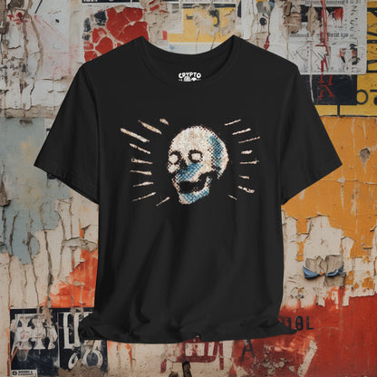 T-Shirt - Comic Skull Tee - Funny Skull T-Shirt, Edgy Graphic Tee, Unisex Gothic Shirt, Retro Pop Culture Tee, Unique Gift for Skull Lovers from Crypto Zoo Tees