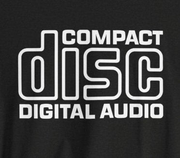 T-Shirt - Compact Disc Digital Audio Logo Tee | Bella + Canvas Unisex T-shirt from Crypto Zoo Tees