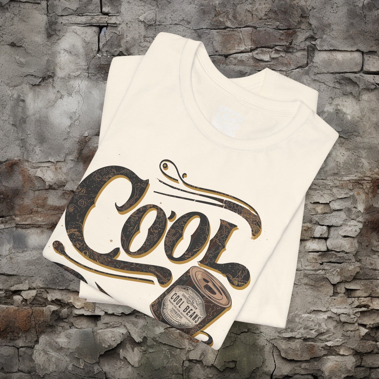 T-Shirt - Cool Beans Shirt | Retro Vintage Funny | Bella + Canvas Unisex T-shirt from Crypto Zoo Tees