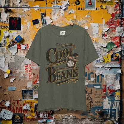 T-Shirt - Cool Beans Shirt | Retro Vintage Funny | Bella + Canvas Unisex T-shirt from Crypto Zoo Tees