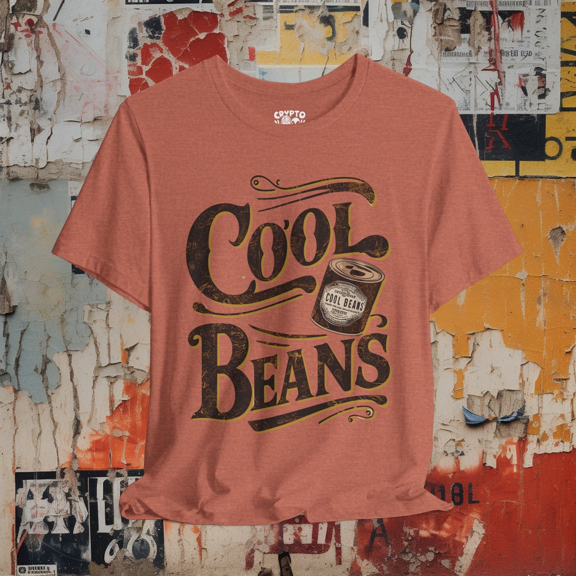 T-Shirt - Cool Beans Shirt | Retro Vintage Funny | Bella + Canvas Unisex T-shirt from Crypto Zoo Tees