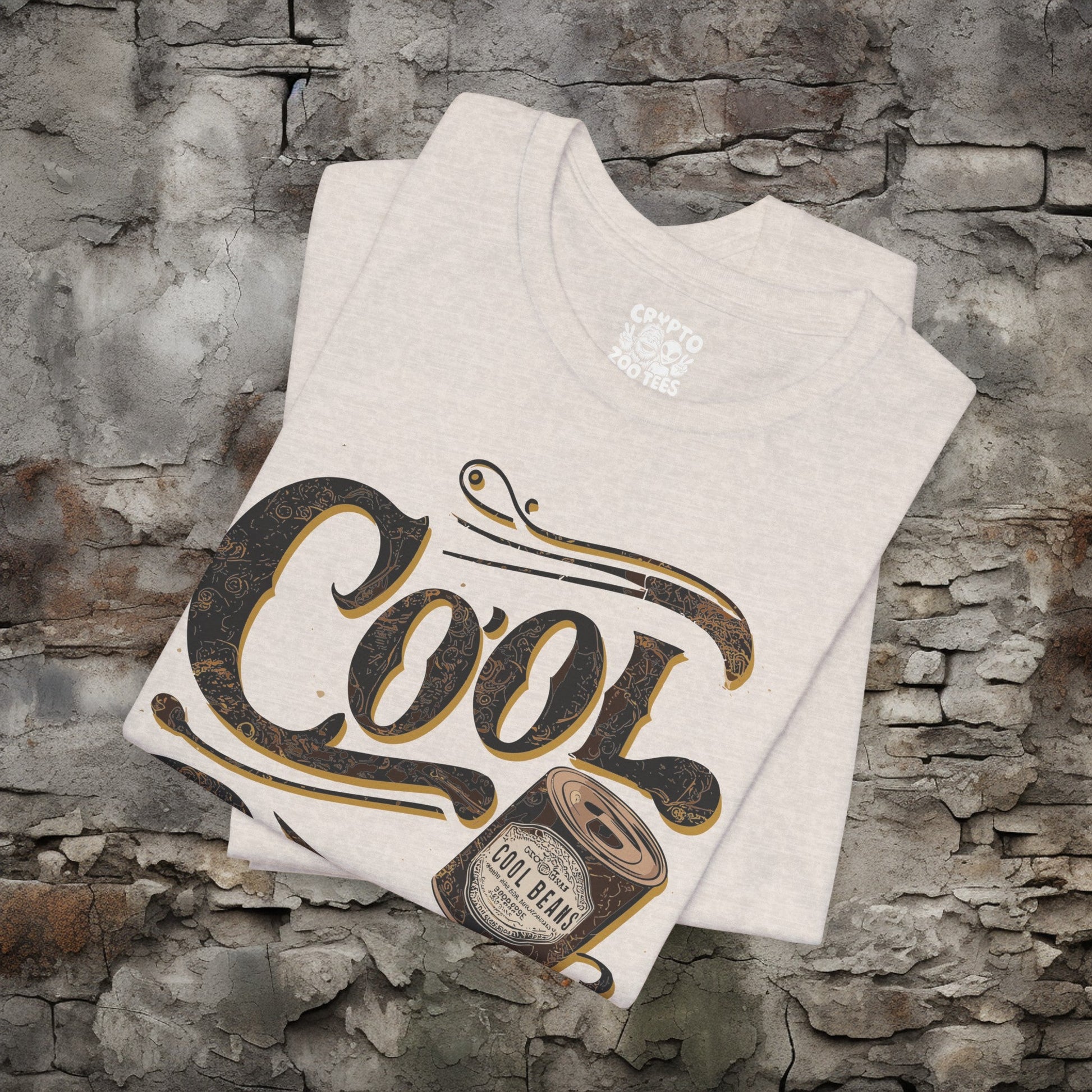 T-Shirt - Cool Beans Shirt | Retro Vintage Funny | Bella + Canvas Unisex T-shirt from Crypto Zoo Tees