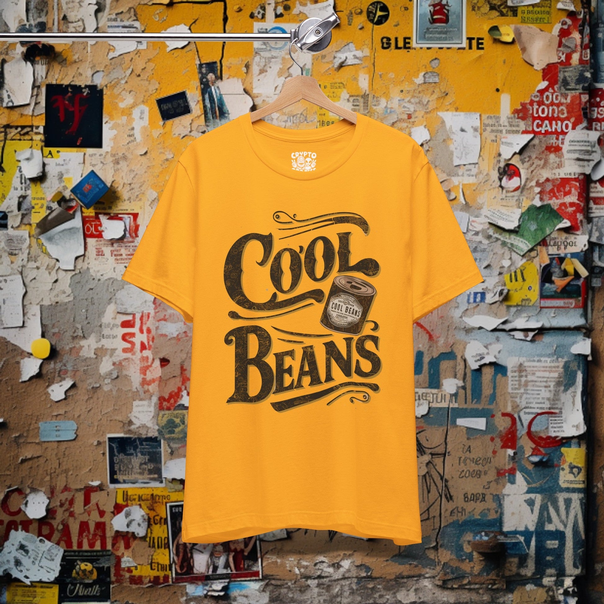 T-Shirt - Cool Beans Shirt | Retro Vintage Funny | Bella + Canvas Unisex T-shirt from Crypto Zoo Tees